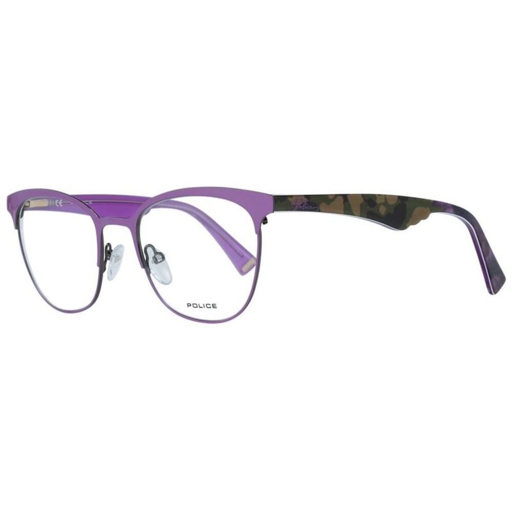 Police PL749J Purple Camo Eyeglae Women Purple Frames